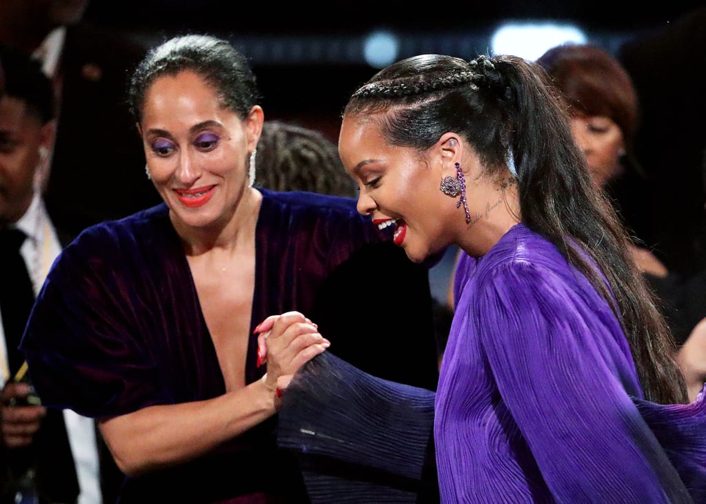 Tracee Ellis Ross and Rihanna at the 2020 NAACP Image Awards