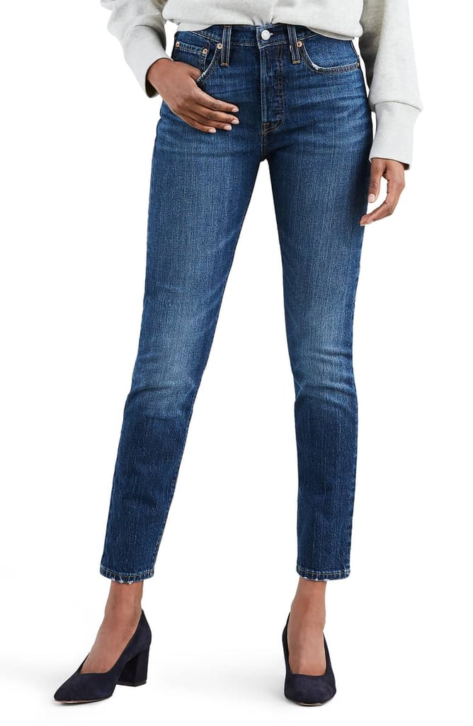 levi's ankle skinny jeans womens