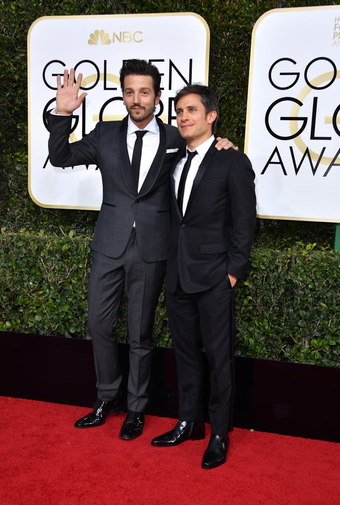 Gael Garcia Bernal and Diego Luna at the 2017 Golden Globes