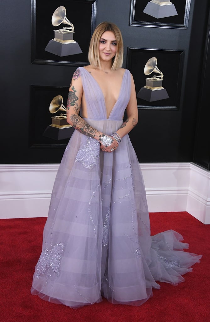 Julia Michaels Grammys Red Carpet Dresses Popsugar Fashion Photo