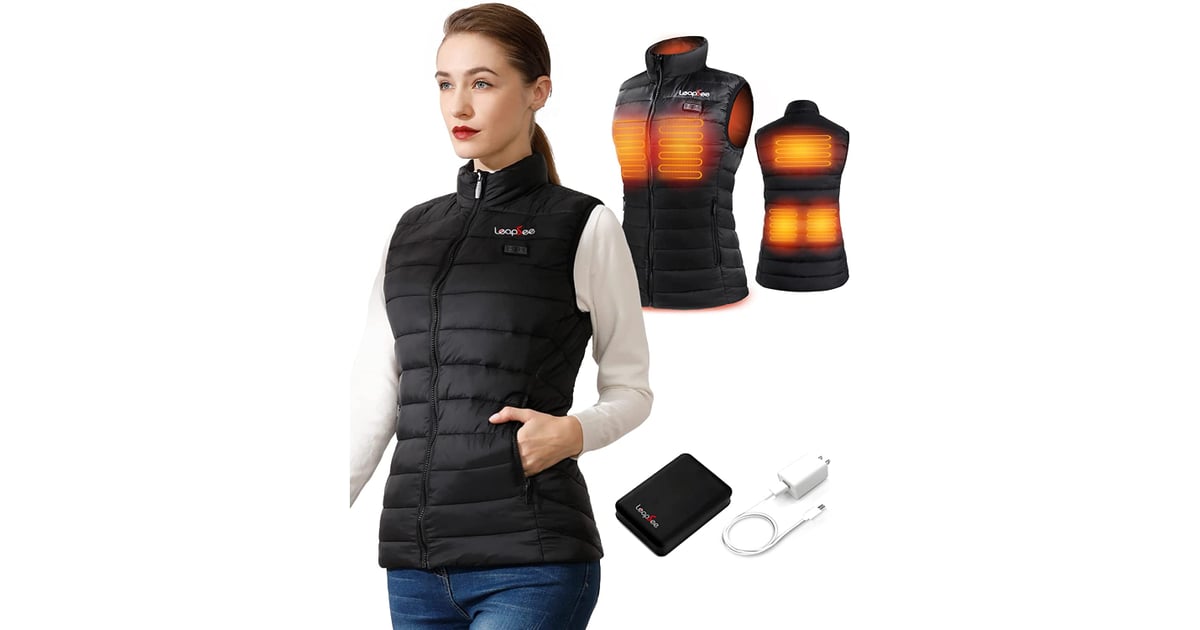 Heated Vest With Battery Pack Amazon Heated Jackets on Sale For Black