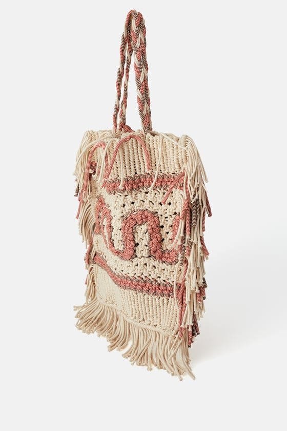 Limited Edition Zara Studio Natural Woven Shopper