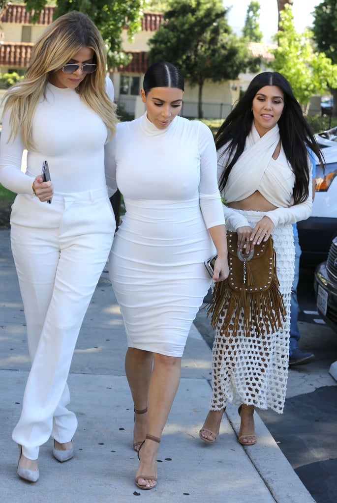 Kourtney Kardashian With Kim and Khloe After Split | Photos