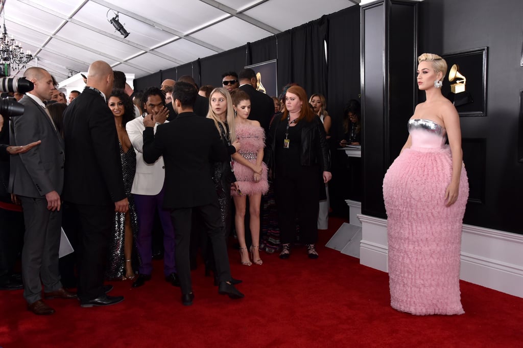 Katy Perry Balmain Dress at the 2019 Grammys