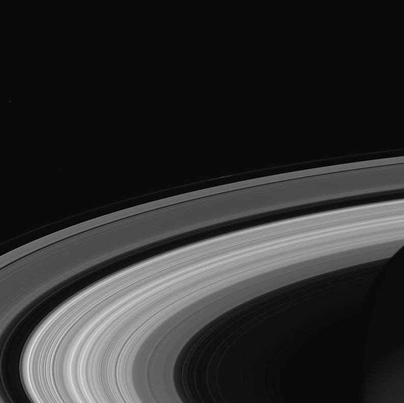 A look at Saturn's rings for the last time from Cassini.