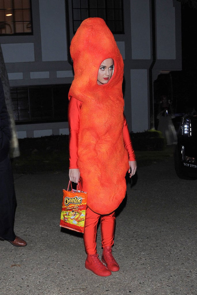 Katy Perry cracked us up with her Flamin' Hot Cheeto costume in 2014.