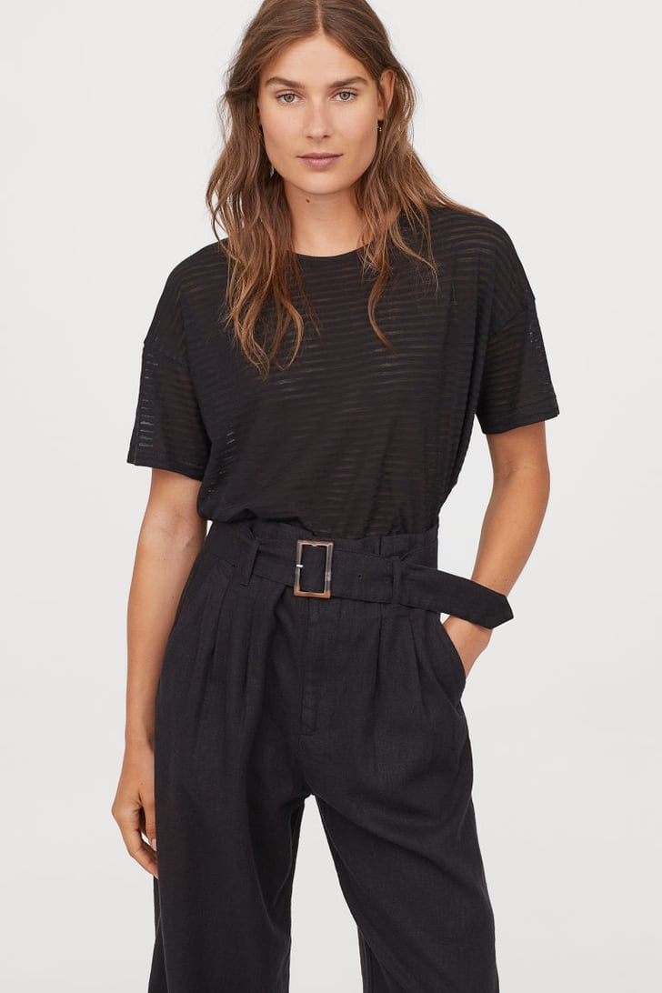 h&m t shirt plain