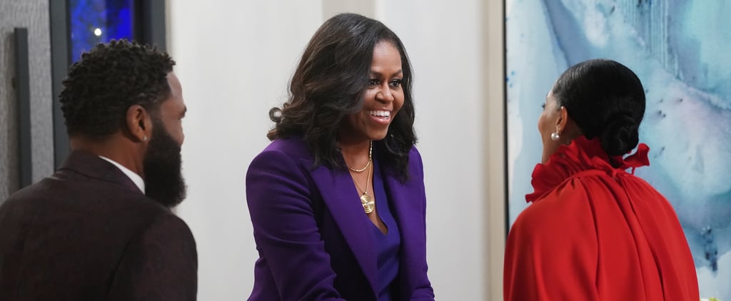 Michelle Obama's Suit on Black-ish Is a Subtle Homage to Her 2021 Inauguration Day Look