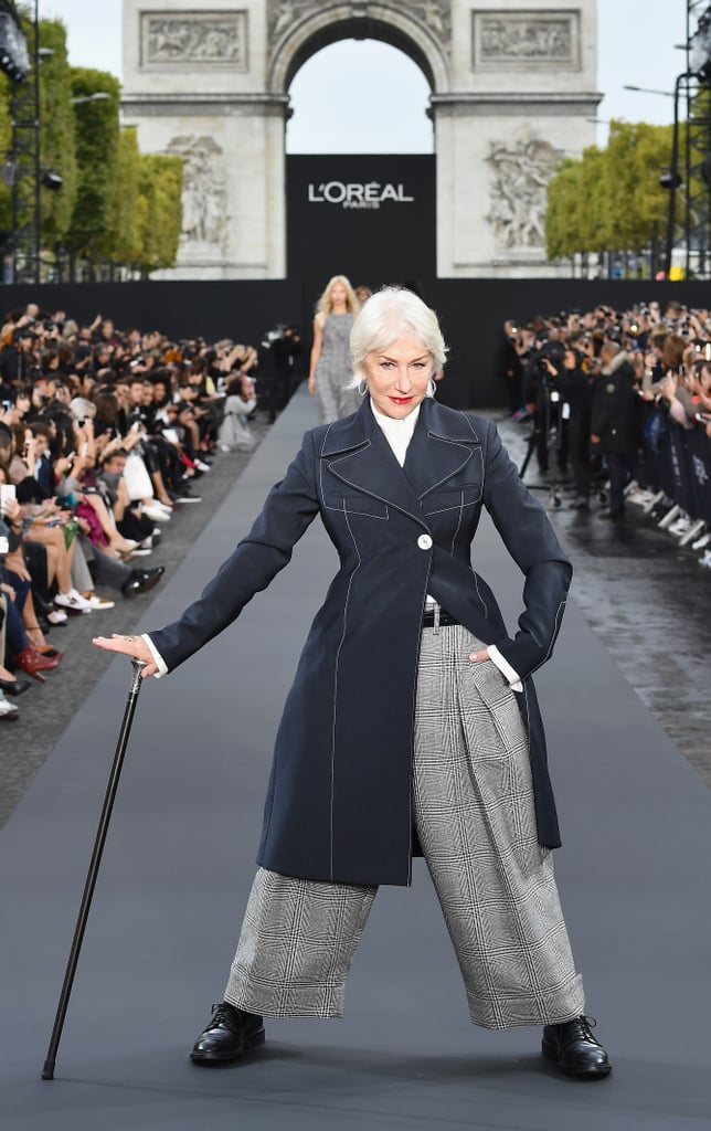 Helen Mirren Walked the L'Oréal Runway During London Fashion Week