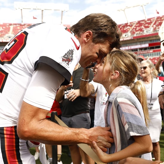 Tom Brady and His Kids at Buccaneers Home Game