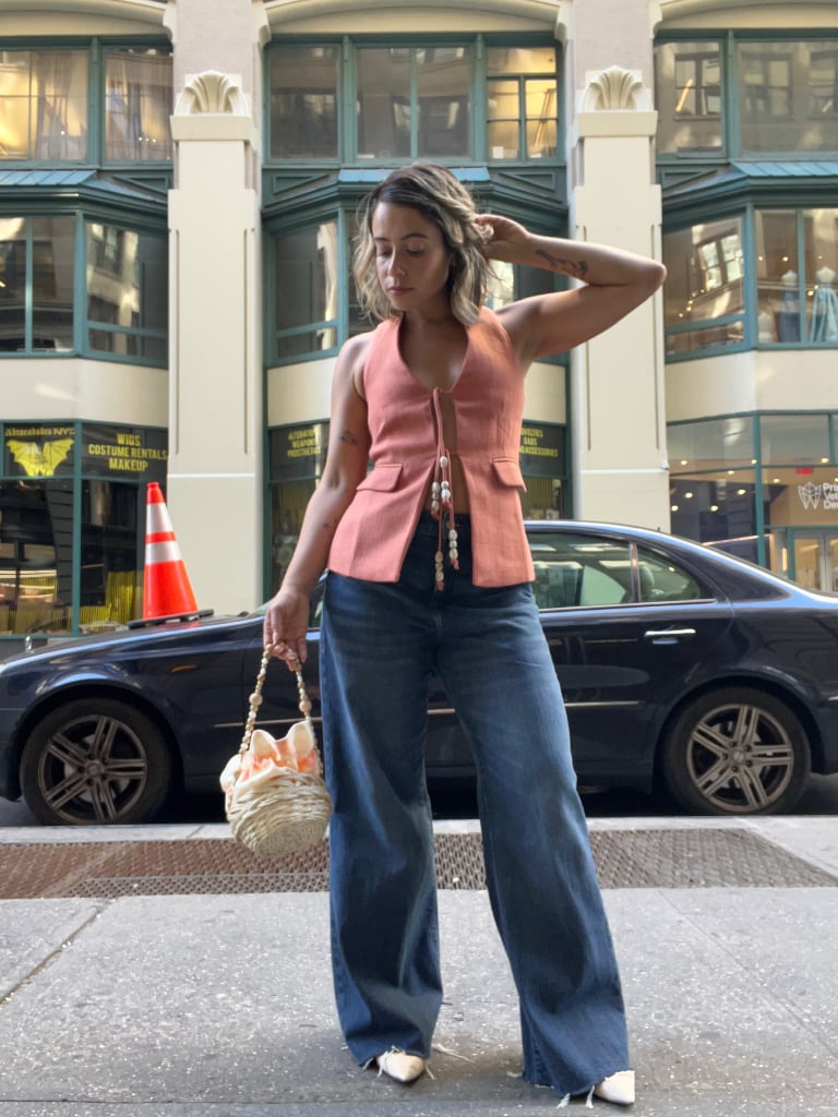 Look Back at NYFW Spring 2025 Street Style Trend: Baggy Denim