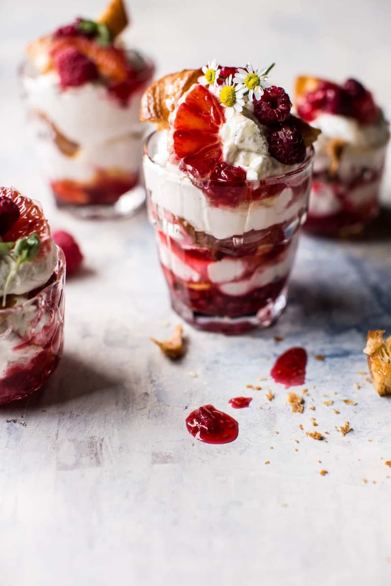 Raspberry Fool With Honey Butter Croissants