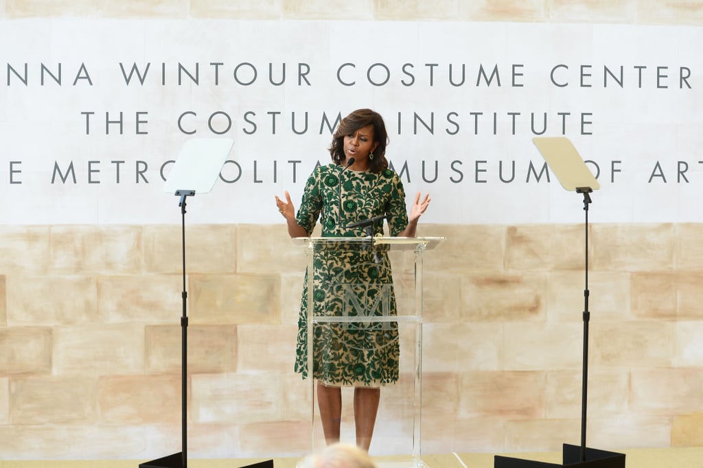 Michelle Obama at the Anna Wintour Costume Center Opening