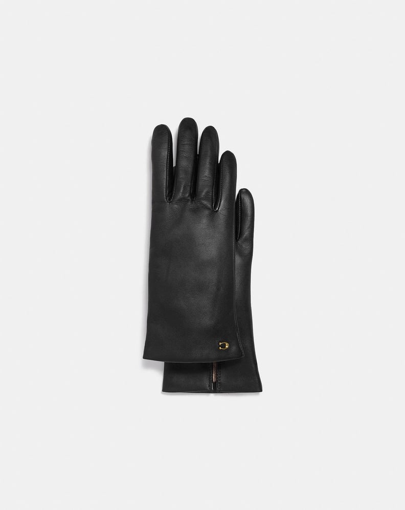 Sculpted Signature Leather Tech Gloves