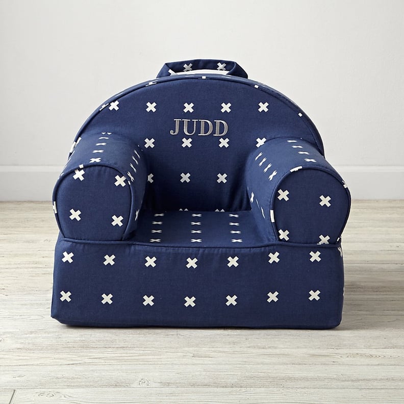Small Personalized X-Print Nod Chair