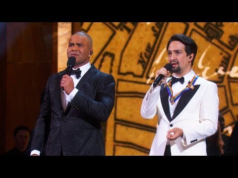 Lin-Manuel Miranda, Alex Lacamoire, and Christopher Jackson Perform "One Last Time" From Hamilton