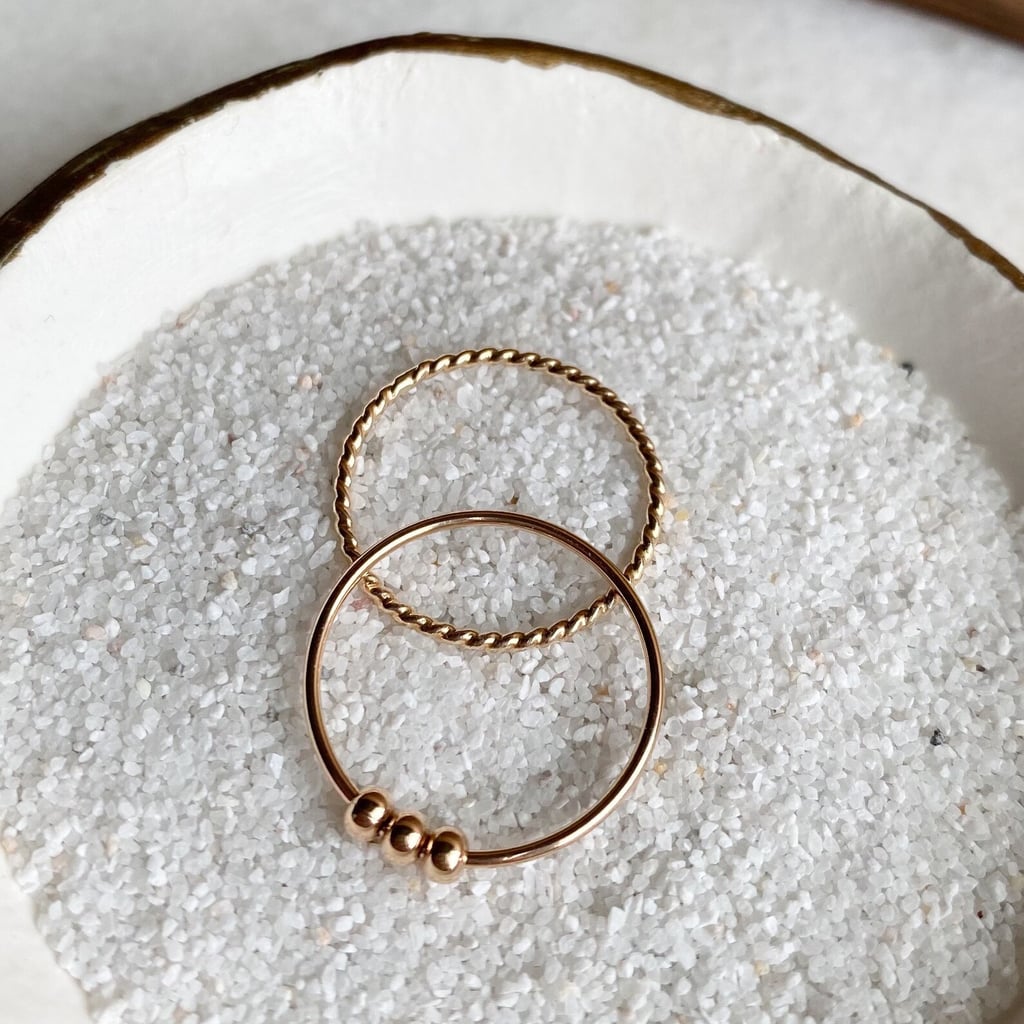 Bead Anxiety Stacking Ring