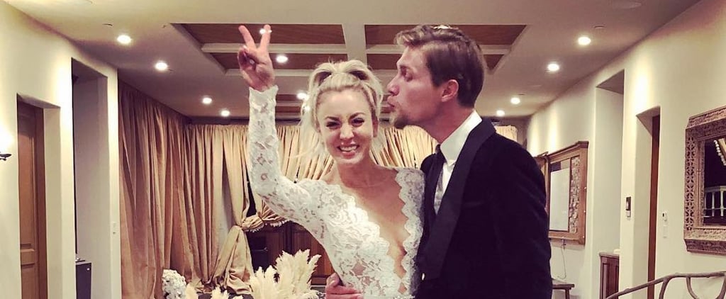 Kaley Cuoco's Sheer Wedding Dress Was Breathtaking, but Her Lace Jumpsuit Was on Another Level