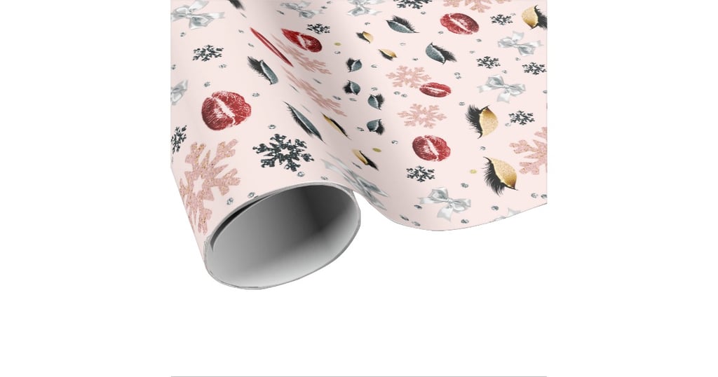 Makeup Christmas Wrapping Paper