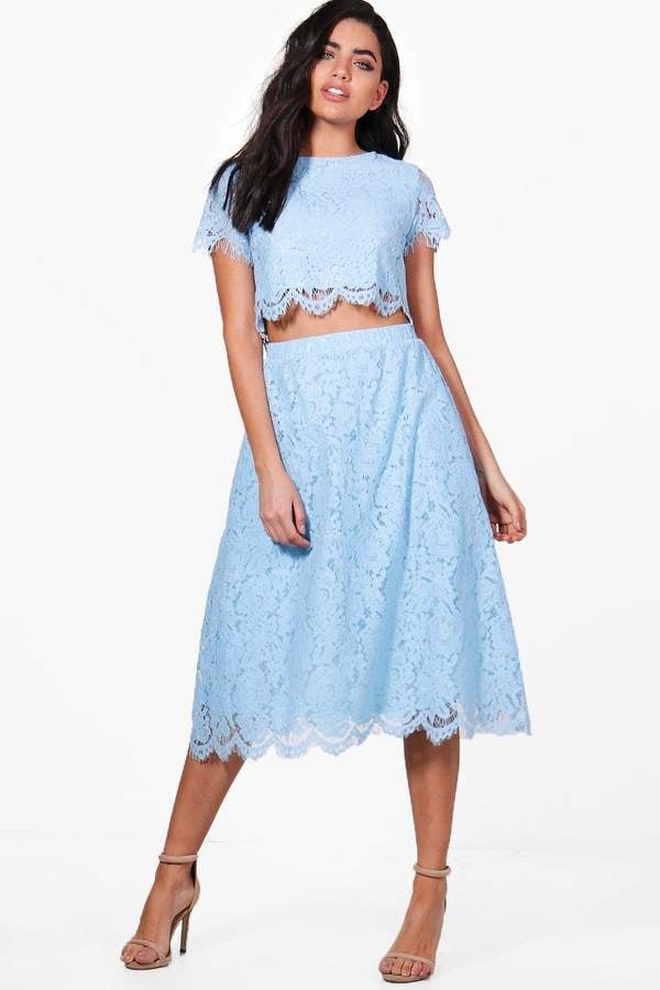 Top and skirt 2025 co ord wedding guest