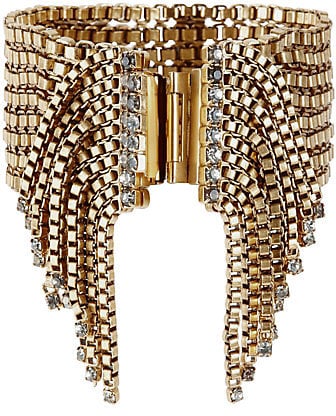 Elizabeth Cole Antique Chain Fringe Bracelet ($245)