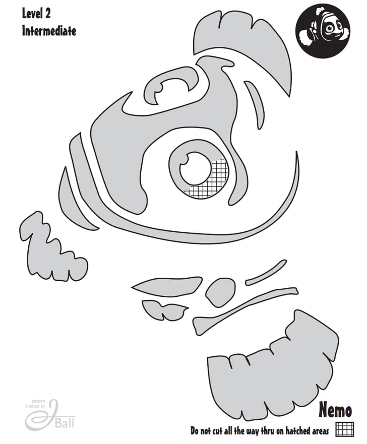 Nemo Best Free Disney Pumpkin Stencils POPSUGAR Smart Living Photo 10
