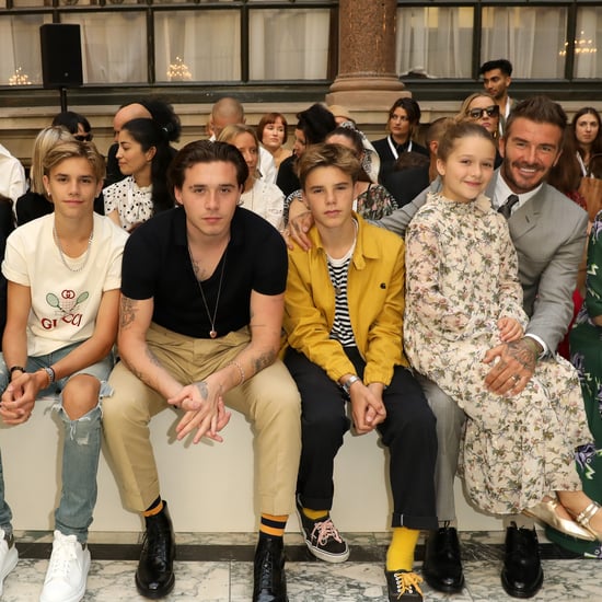 Beckham Family at Victoria Beckham Spring 2020 Fashion Show