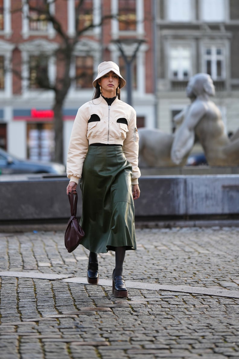 Look Back at Copenhagen Fall 2023 Fashion Week Street Style: Leather Layers