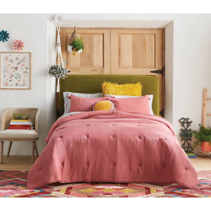 Solid Cotton Gauze Tasseled Comforter Set Best Dorm Room Bundles