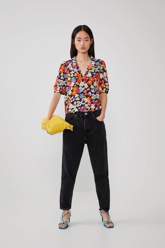 Zara Voluminous Printed Shirt