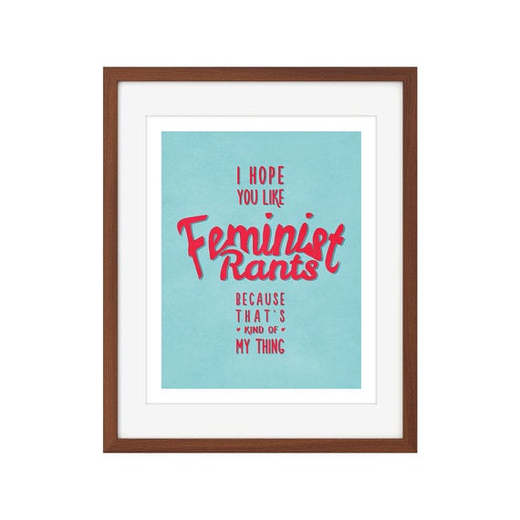 Feminist Rants Wall Art