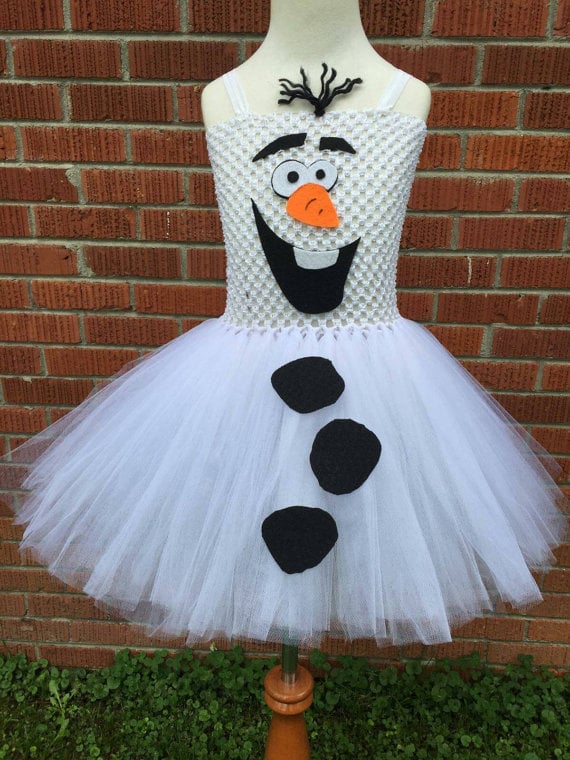 If your daughter loves goofy snowmen and shiny sparkles, this Olaf Tutu Costume ($35) is her perfect handmade Halloween outfit.