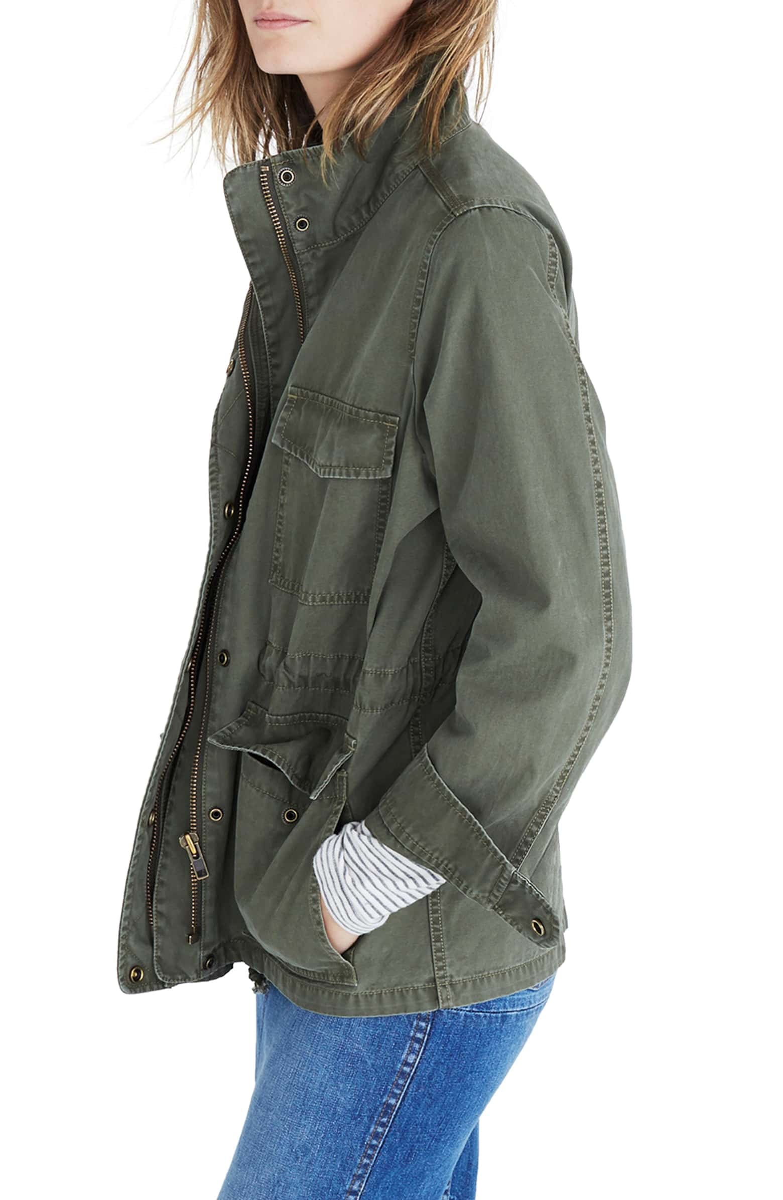 Madewell surplus jacket foliage discount green