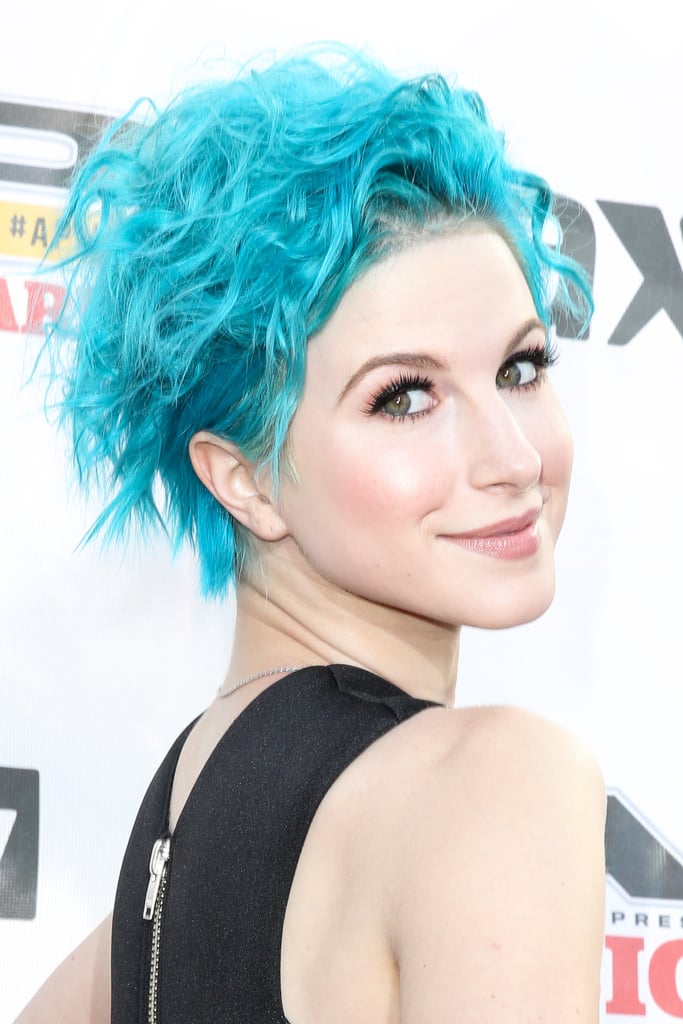 Textured Turquoise Hair Color Ideas Fall 2016 Popsugar Beauty Photo 9 