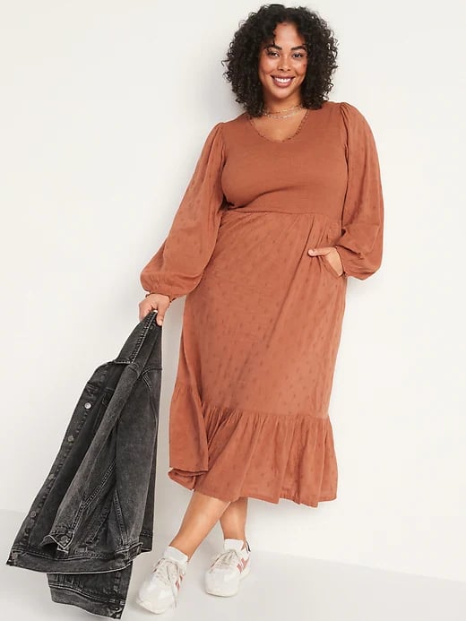 Long sleeve dress online with sneakers