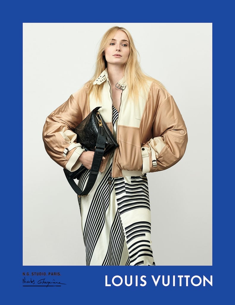 Sophie joined the likes of Jaden Smith, Chloe and Halle Bailey, and Naomi Osaka for LV's spring 2021 campaign, which focused on the brand's iconic bags and was photographed by creative director Nicolas Ghesquière himself.