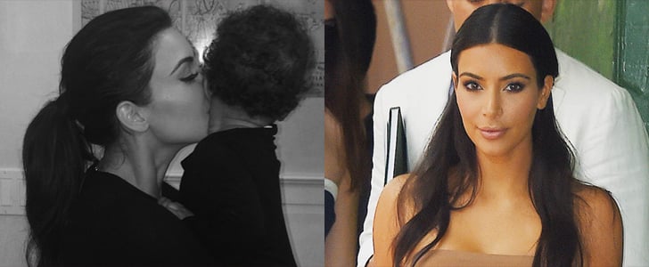 Kim Kardashian Kissing North West | Picture