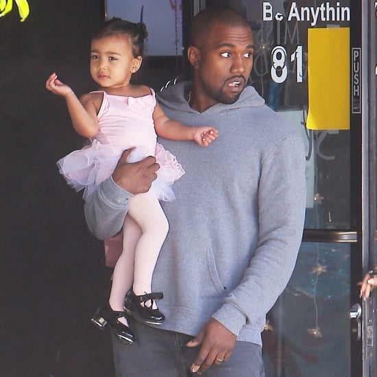 North West in a Tutu at Ballet Class