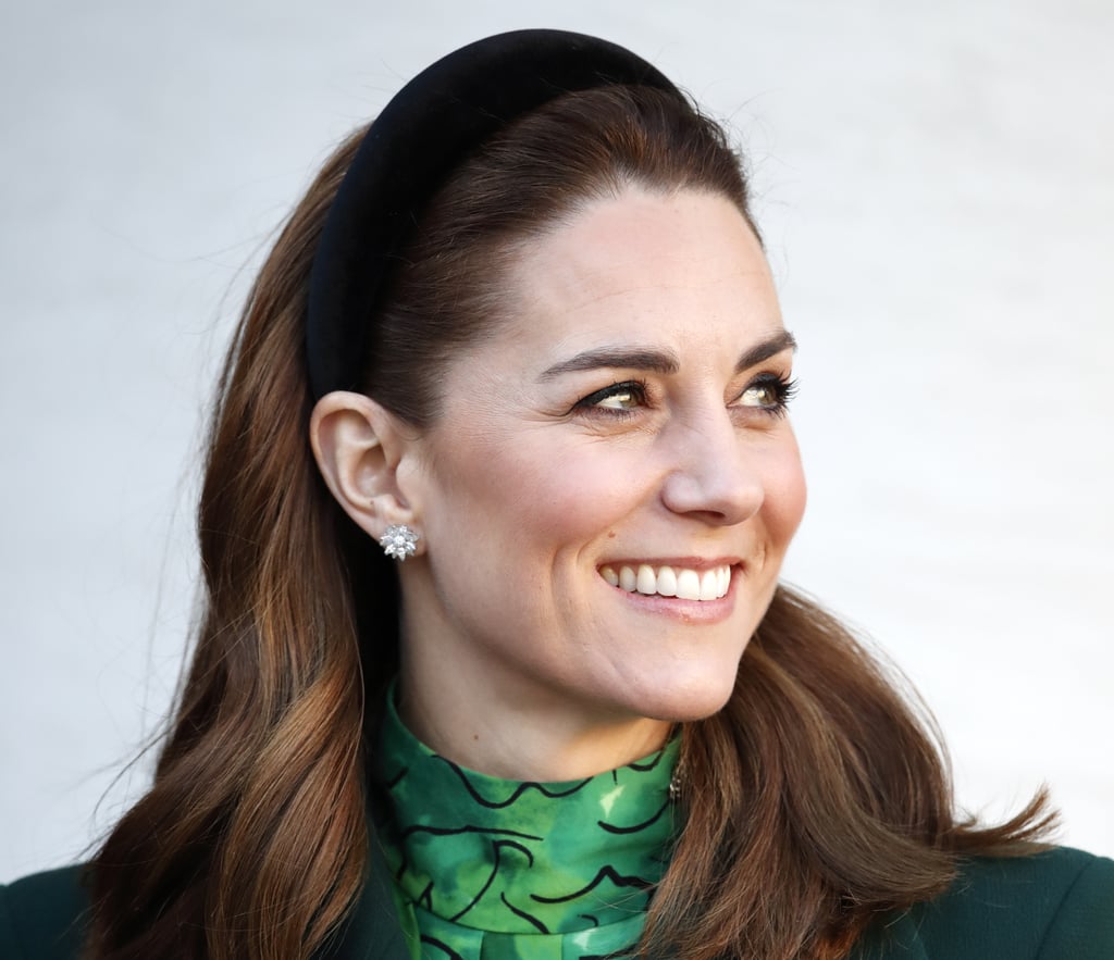 Kate Middleton Wearing a Velvet Headband in Ireland
