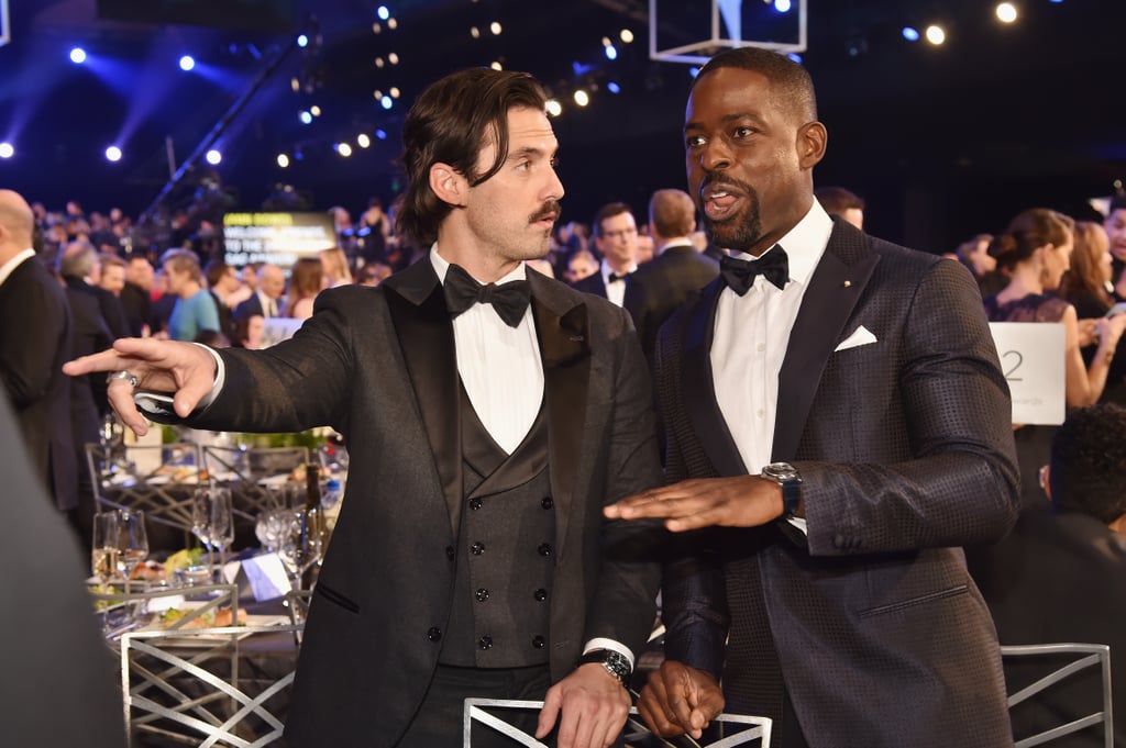 Pictured: Milo Ventimiglia and Sterling K. Brown