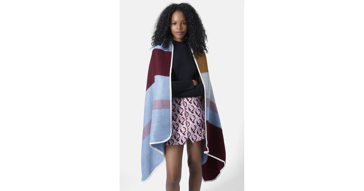 Multicolor Blanket Cape Blanket Scarves POPSUGAR Fashion Photo 10