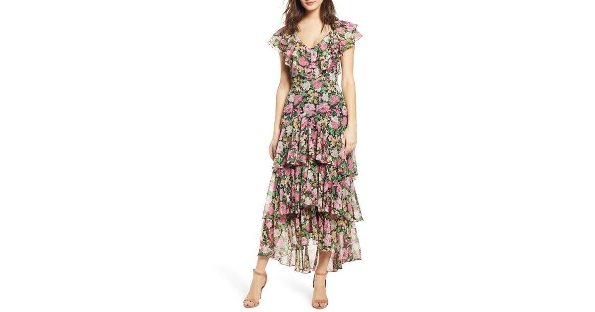 WAYF Chelsea Tiered Ruffle Maxi Dress | Best Maxi Dresses With Sleeves ...