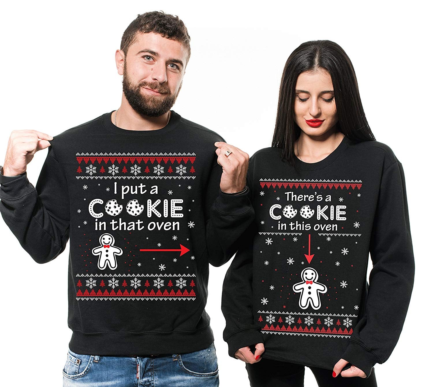 best couples ugly christmas sweaters