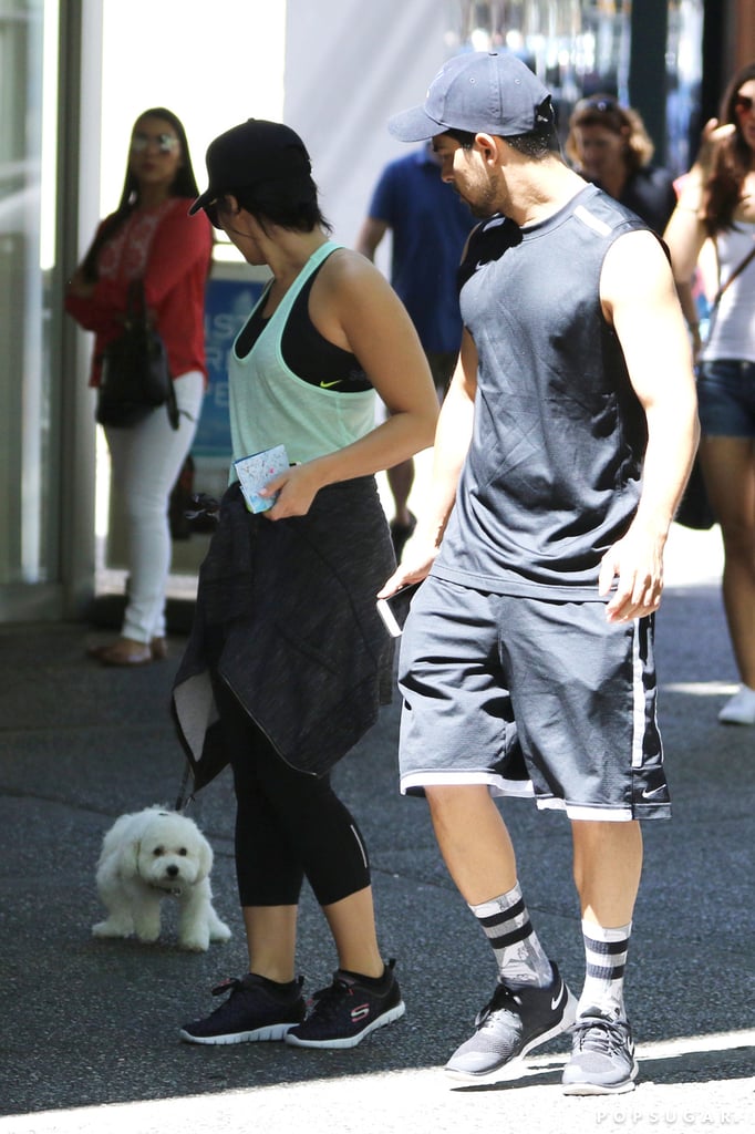 Demi Lovato and Wilmer Valderrama Walk Dog in Vancouver