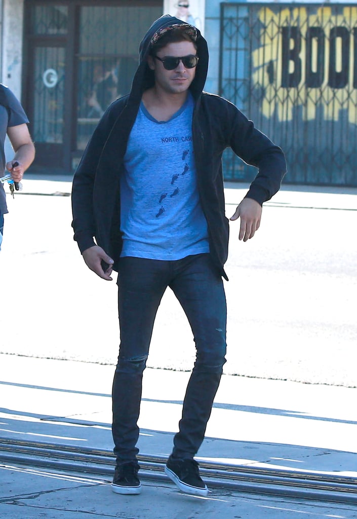 Zac Efron stepped out in LA on Wednesday.