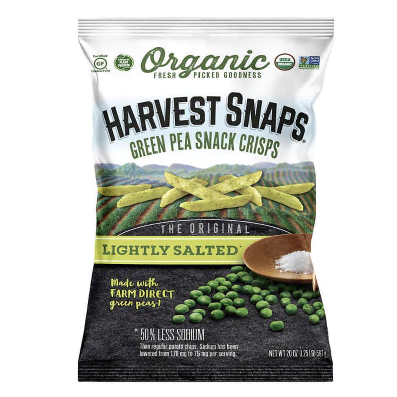 Harvest Snaps Organic Green Pea Snack Crisps, Lightly Salted, 20 oz.