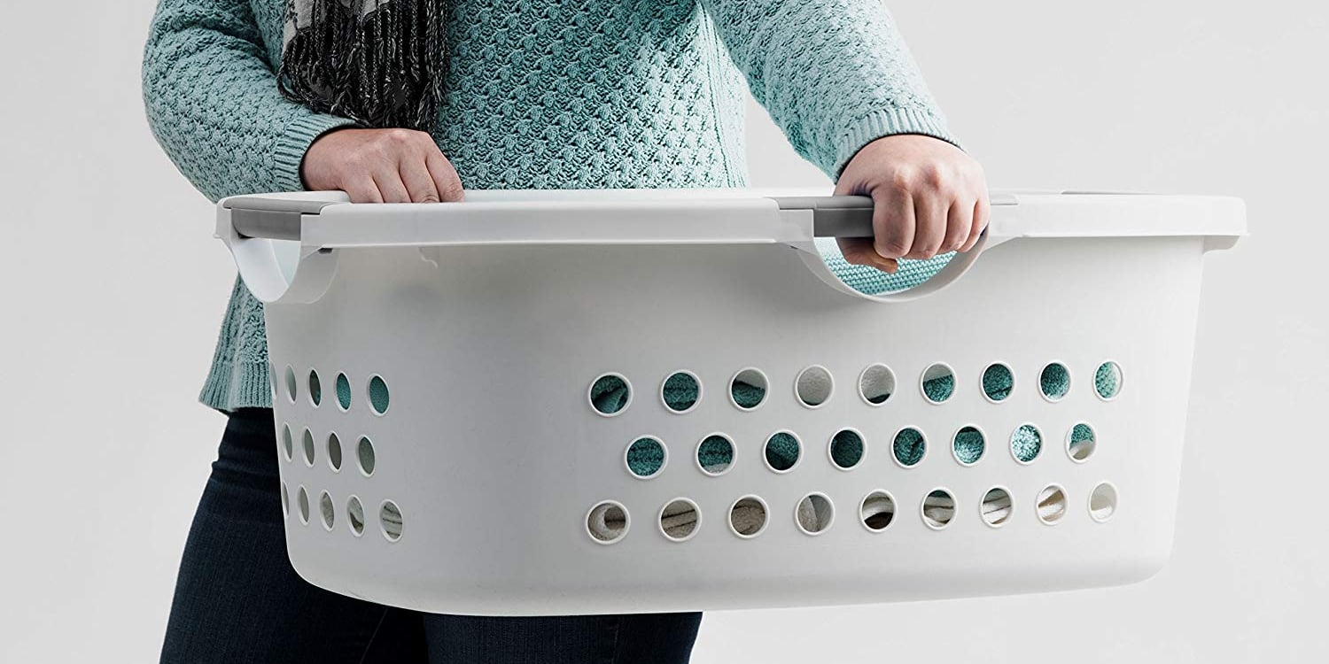 Laundry basket hot sale as bassinet