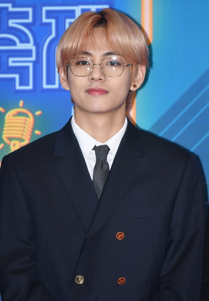 V's Faded Peach Hair Color in 2018