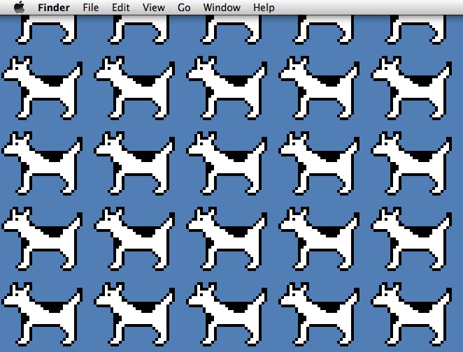 The dogcow is an odd creature created and trademarked by Apple. The hybrid animal made several appearances in Apple applications, and the company even trademarked its signature noise, "moof."
Source: Flickr user SilverTD