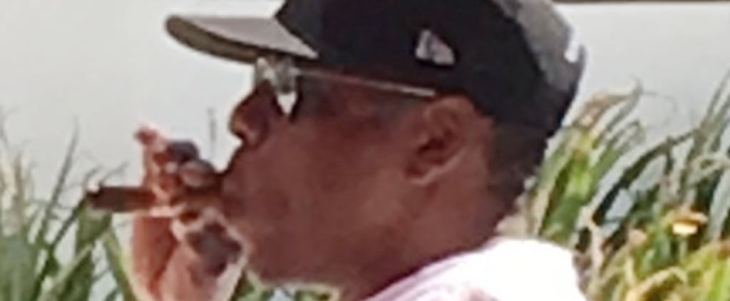Jay Z Smoking Cigar in Miami After Lemonade Album